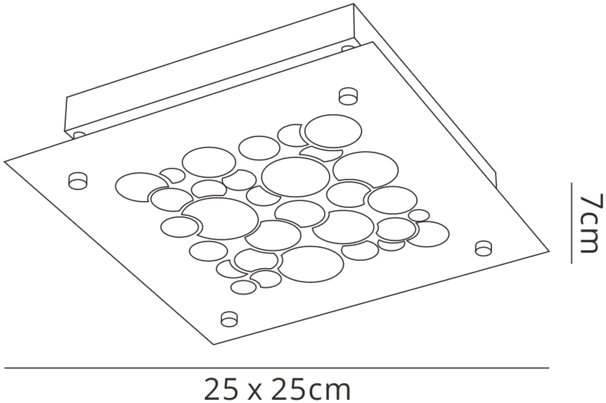 Coral Ceiling Lights Mantra Fusion Flush Fittings